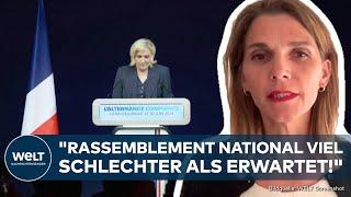 PARLAMENTSWAHL FRANKREICH: Niederlage für Le Pen! Linke liegen laut Prognosen vorn!