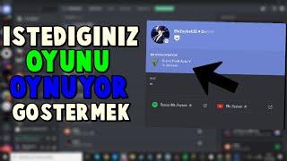 DİSCORD İSTEDİĞİNİZ OYUNU OYNUYOR GİBİ GÖSTERMEK EFSANE BUG !