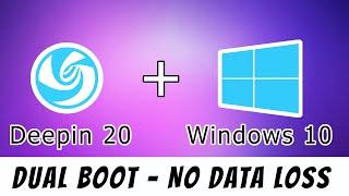 How to Dual Boot Deepin OS 20 Beta with Windows 10 | [2020] - Guide