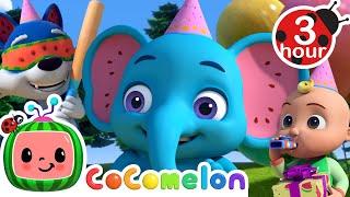 Emmy's Colorful  Birthday Party with Friends | Cake, Piñata & Fun Games Cocomelon - Nursery Rhymes