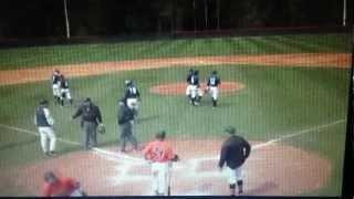 High School Baseball Cheap Shot Leads To Benches Clearing