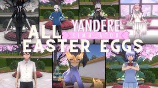 All Easter Eggs // Yandere Simulator Demo