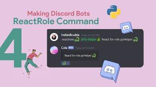 How to make Reaction role for Discord Bot using Discord py