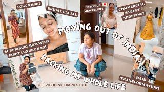 packing my BRIDAL TROUSSEAU, wedding jewellery, best BRIDAL FACIAL, surprised my mom & more!