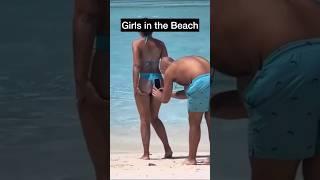 Girls Doing #shorts at the beach