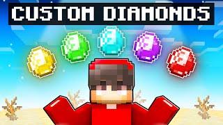 Cash Has CUSTOM DIAMONDS in Minecraft!