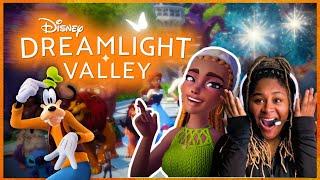 First Time Playing Disney Dreamlight Valley Reaction! | Disney Dreamlight Valley Gameplay