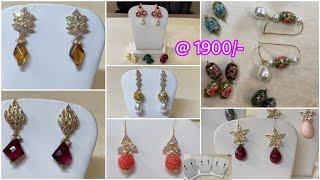 Huge collection of light weight gold changeable earrings starts @1900 only|Courier available|14k&18k