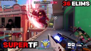 SUPERTF | ZARYA + WINSTON | TOP 500 TANK | World of Warcraft X Overwatch 2 | SEASON 12