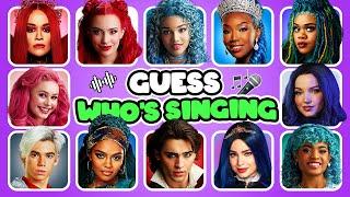 Can You Guess Who's SINGING  Descendants: The Rise of Red ️ Red, Mal, Chloe, Uliana, Evie, Carlos.