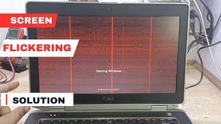 Laptop Screen Flickering Color Lines - How to fix screen flickering or flashing screen in laptops
