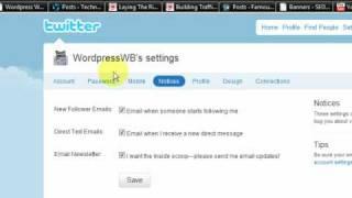 Computer Tips - Change your Twitter email settings