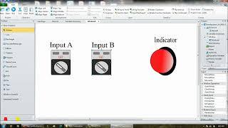 Development of AND logic simulation using Delta DIAView SCADA software