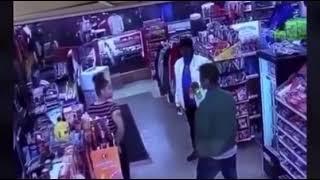 FIGHT Dude gets knock out after smacking girl on the A**