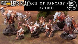 Let's Play! - Age of Fantasy: Skirmish by One Page Rules