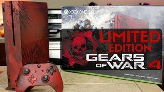 Xbox One S Gears of War 4 Edition Unboxing & Overview!