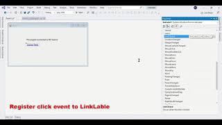 How to use linkLabel control in windows form c# | Windows form | C# tutorial