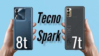 Tecno Spark 8t vs Tecno Spark 7t Full Comparison | Review | Camera | Best Phone Under 10000