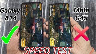 Galaxy A14 5G vs Moto G45 Speed test: AnTuTu, Gaming, Multitasking