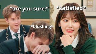 Sakura Accidentally Trolling Male Cast and Make Blushing on Last Episode Knowing Foreign