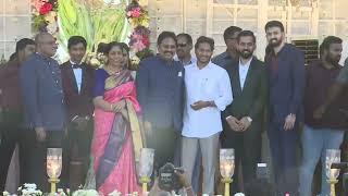 AP CM Jagan Attends Kavali MLA Ramireddy Pratap Kumar Reddy Son Wedding Reception