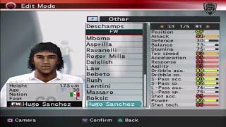 PES 4 - Jogadores Secretos da Master Liga 2 - Stats - PS2