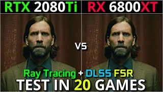 RTX 2080 Ti vs RX 6800 XT | Test in 20 Games | 1440p & 2160p | Ray Tracing + DLSS & FSR