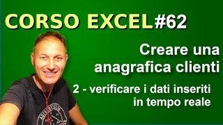 62 Corso Excel: creare una anagrafica clienti (2) | Daniele Castelletti | Maggiolina