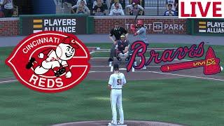 LIVE MLB Cincinnati Reds  VS Atlanta Braves/July 24 / /MLB THE SHOW 2024
