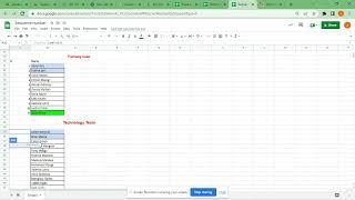 Add the Sequence Number in Google sheet