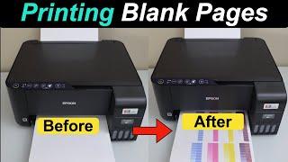 Epson ET 2400 Printing Blank Pages - Fix In 1 Step (L1210, L1250, L3210, L3250 Printers).