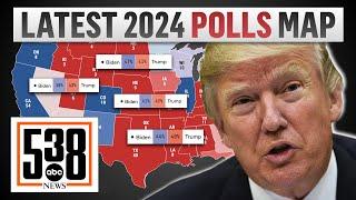 2024 Election Map Based On the Latest Polls in BATTLEGROUND STATES!