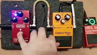 MXR M78 Custom Badass '78 Distortion VS Boss DS-1 Distortion