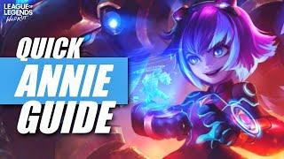 How to Play Annie for Beginners | Tips, Builds and Runes  - Wild Rift