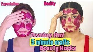 Testing Out Viral Beauty Hacks By 5 MINUTE CRAFTS | Yashita Rai