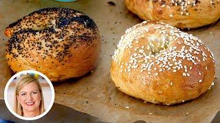 Professional Baker Teaches You How To Make BAGELS!