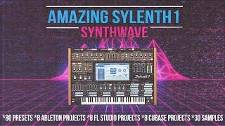 "Amazing Sylenth1" - Synthwave Presets/Soundbank, 8 Templates, Sample Pack, Construction Kit