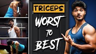 10 “TRICEPS” Fitness Workouts In The World, Ranked From Worst to Best! | Tamil