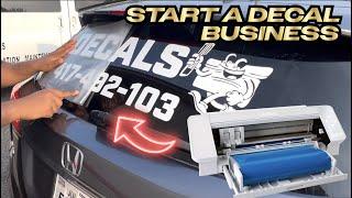 START A DECAL BUSINESS TODAY