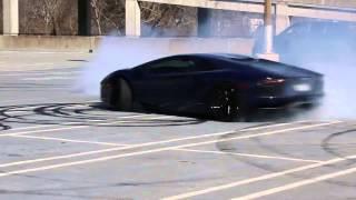 Street Drifting  Lamborghini Aventador Amazing Drift