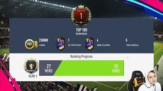 30-0 UNBEATEN!! TOP 100 FUT CHAMPIONS HIGHLIGHTS! FIFA 19 Ultimate Team