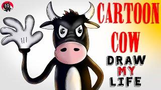 Cartoon Cow : Draw My Life (NEW TREVOR HENDERSON CREATURE)