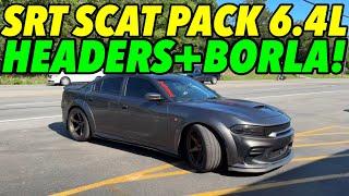 Dodge Charger Scat Pack Widebody 6.4L HEMI V8 w/ HEADERS & BORLA ATAK CAT-BACK!