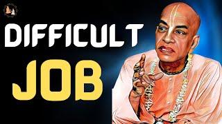 Srila Prabhupada English Lecture - Difficult Job | EP-141