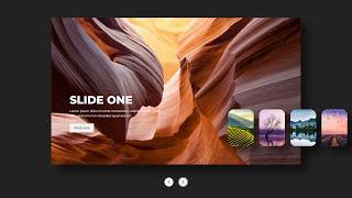 Beautiful Image Slider using HTML CSS & JavaScript   Beginner HTML CSS and JavaScript Project