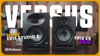 PreSonus Eris Studio 5 VERSUS Eris E5 Monitors - Hands-On In-Studio Comparison