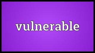 Vulnerable Meaning