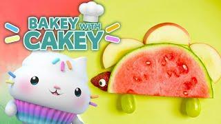 Fun With Fruit! Making Animals Out of FOOD with Cakey! | BAKEY WITH CAKEY