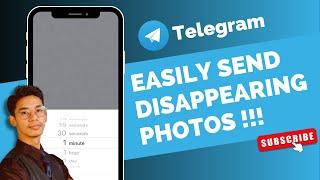 How to Send Disappearing Photos on Telegram !