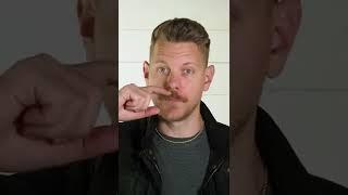 How To Trim Your Mustache While Growing It Out #Shorts